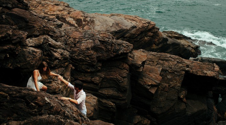 ensaio de casal na praia premiada esession pre-wedding