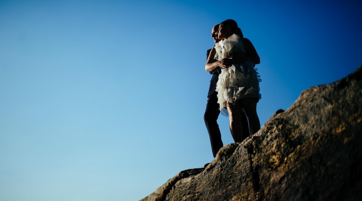ensaio casal pos casamento na praia